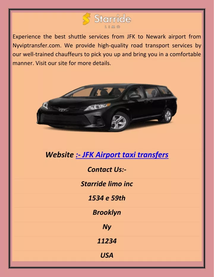 experience the best shuttle services from