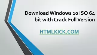 Download Windows 10 ISO 64 bit with Crack Full Version
