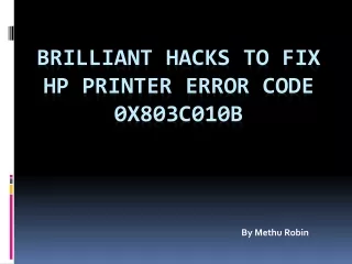 Resolve the issue of Error Code 0x803c010b