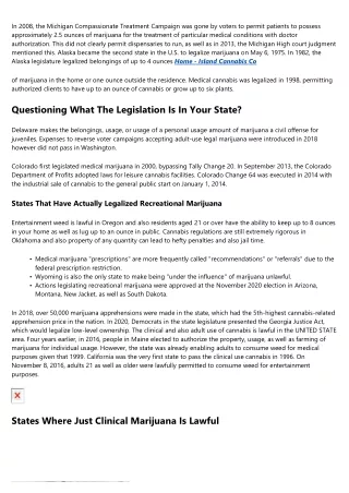The Best Overview To Marijuana Legalisation In The Us