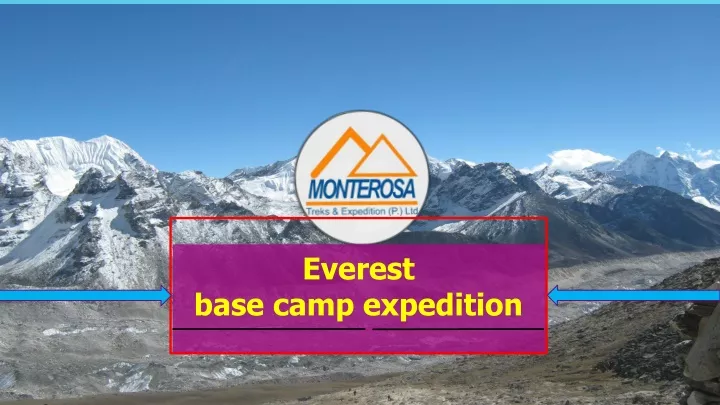 everest base camp expedition