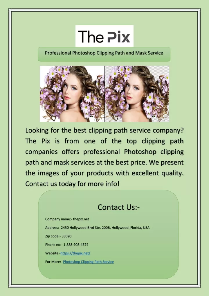 professional photoshop clipping path and mask