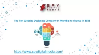 Top Ten Website Designing Company In Mumbai to Choose in 2021