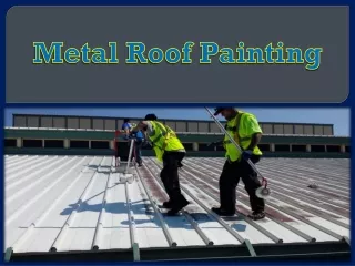 metal roof painting