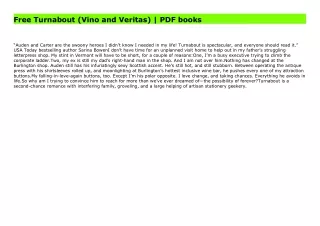 Free Turnabout (Vino and Veritas) | PDF books