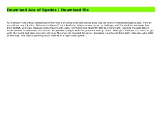 Download Ace of Spades | Download file