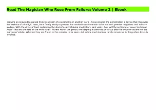 Read The Magician Who Rose From Failure: Volume 2 | Ebook