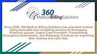 Oklahoma Emergency Physician Billing Services - 360 Medical Billing Solutions