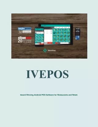 IVEPOS Point of Sale Software