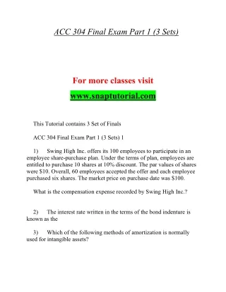 acc 304 final exam part 1 3 sets