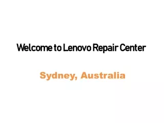 Lenovo service centre Australia