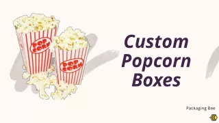 Wholesale Popcorn Packaging Boxes