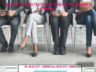how to streamline the process of hiring
