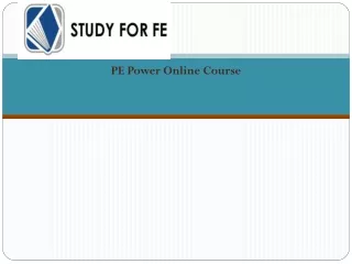 pe power online course