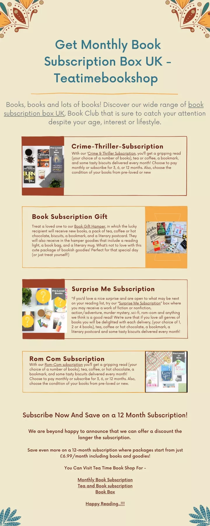 get monthly book subscription
