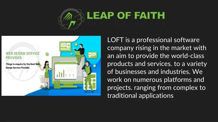 loft is a professional software company rising