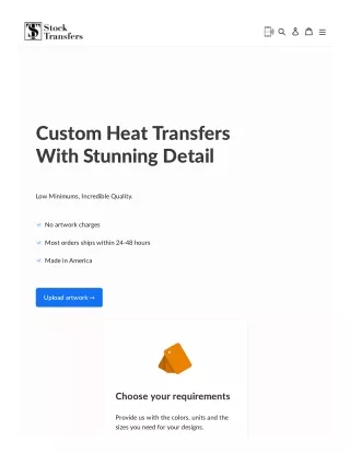 T shirt transfers