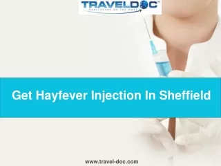 get hayfever injection in leicester