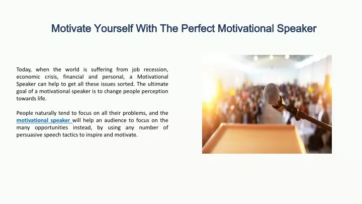 motivate yourself with the perfect motivational
