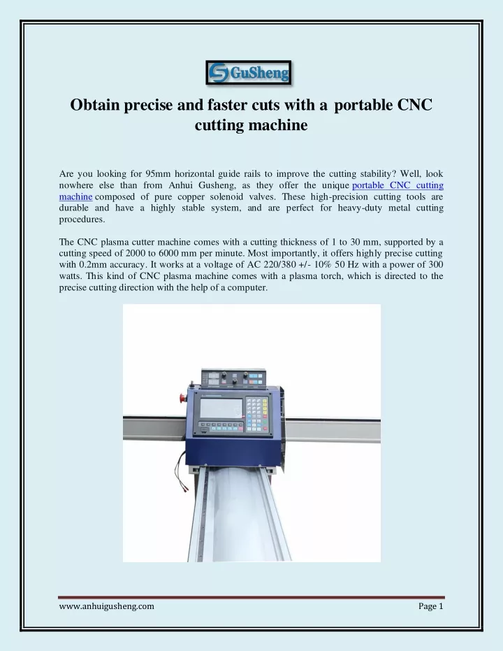obtain precise and faster cuts with a portable