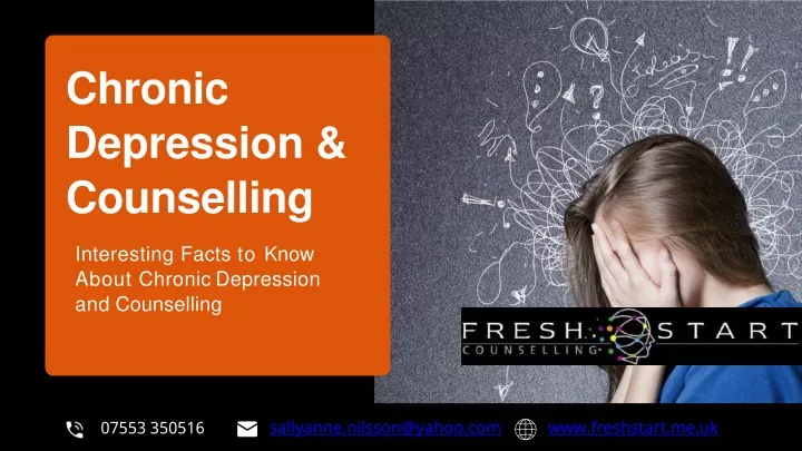 chronic depression counselling
