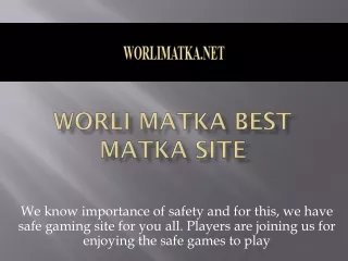 worli matka best matka site