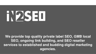 we provide top quality private label