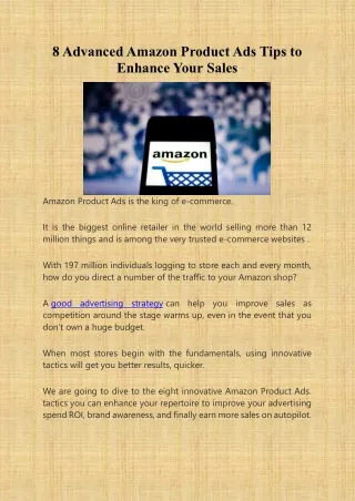 8 advanced amazon product ads tips to enhance
