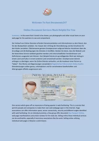 welcome to fast documents247