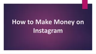 Make Money on Instagram in 2021