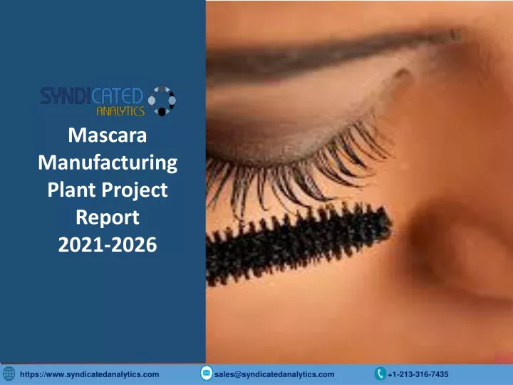 mascara manufacturing plant project report 2021