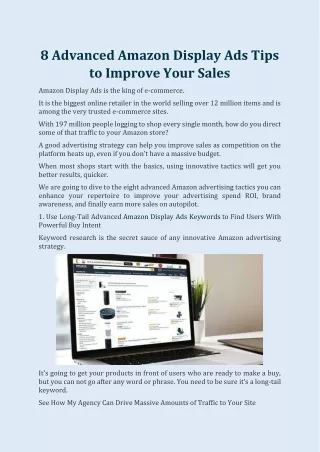 8 advanced amazon display ads tips to improve