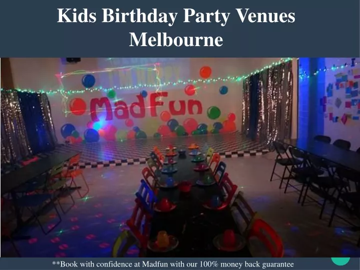 kids birthday party venues melbourne