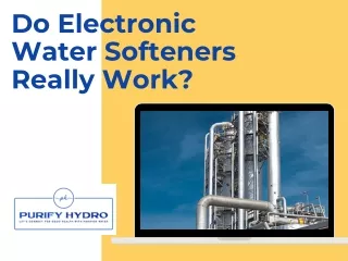 Automatic Water Softeners Work