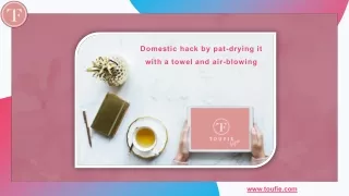 domestic hack by pat drying it