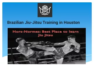 Brazilian Jiu-Jitsu Training in Houston