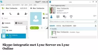 skype integratie met lync server en lync online