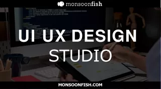 UI UX  Design Studio - Monsoonfish