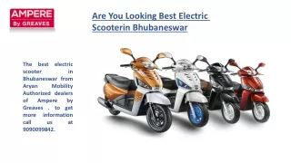 Looking Best Electric Vehicle In Bhubaneswar