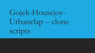 Housejoy clone script