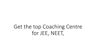 Best Coaching Classes for JEE-Advanced | JEE-