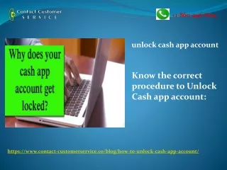Know the correct procedure to Unlock Cash app account: