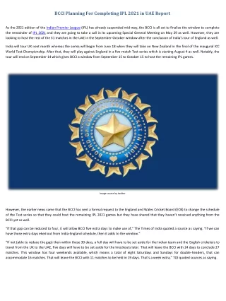 bcci planning for completing ipl 2021