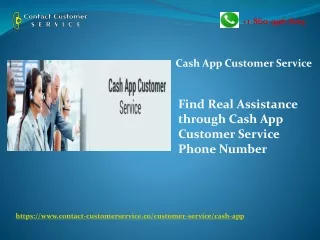 Find Real Assistance through Cash App Customer Service Phone Number