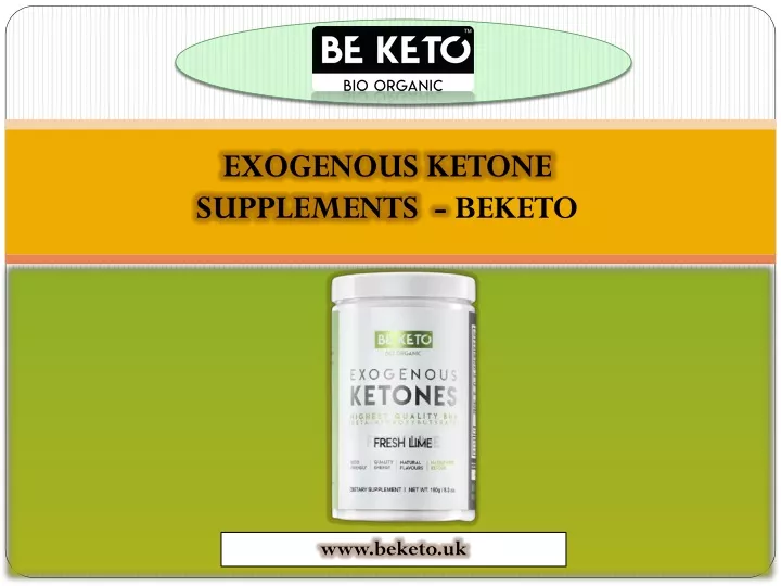 exogenous ketone supplements beketo