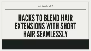 Hacks To Blend Hair Extensions With Short Hair Seamlessly