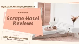 scrape hotel reviews