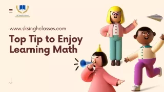 Top Tip to Enjoy Learning Math