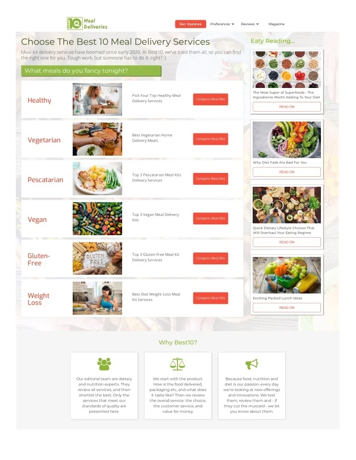 PPT - Choose The Best 10 Meal Delivery Services - Best10MealDeliveries ...