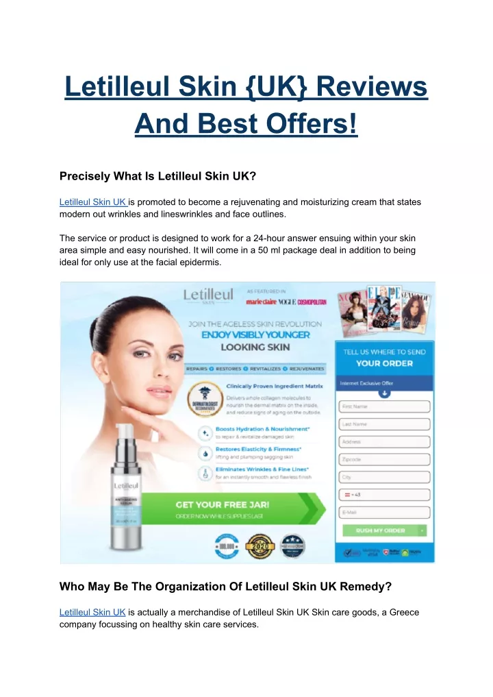 letilleul skin uk reviews and best offers